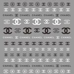 Chanel nail sticker