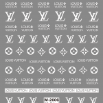 LV nail sticker