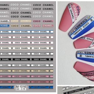 Chanel nail sticker