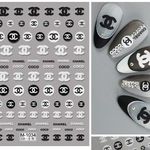 Chanel nail sticker