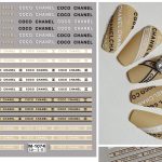 Chanel nail sticker