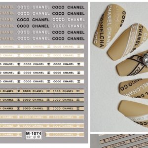 Chanel nail sticker
