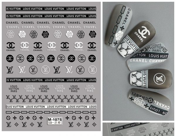 Chanel nail stickerCoco Chanel Coco Chanel