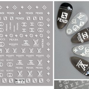 Designer nail sticker