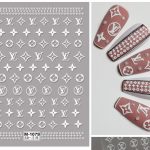 LV nail sticker