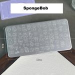SpongeBob nail stamping plate