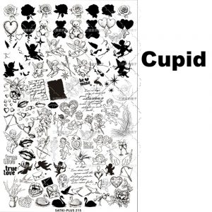 Cupid nail stamping plate