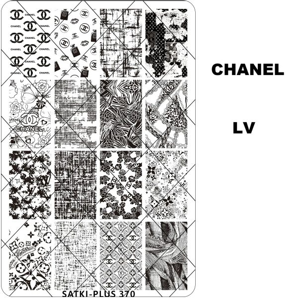 DESIGNER nail stamping plate DESIGNER nail stamping plate