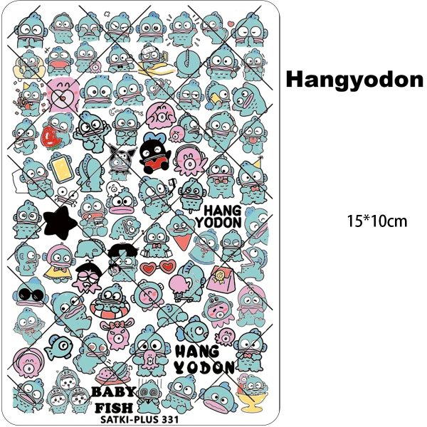 Hangyodon nail stamping plate Hangyodon nail stamping plate