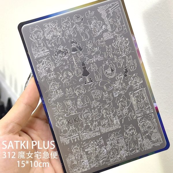 Kiki's Delivery Service nail stamping Kiki's Delivery Service nail stamping