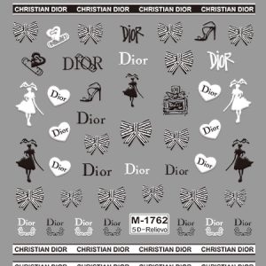 DIOR nail sticker