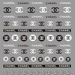 Chanel nail sticker