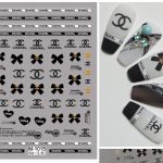 Chanel nail sticker