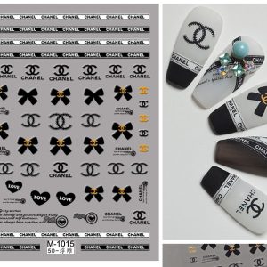 Chanel nail sticker