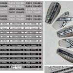 Chanel nail sticker