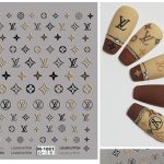LV nail sticker