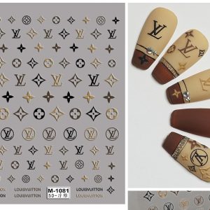 LV nail sticker