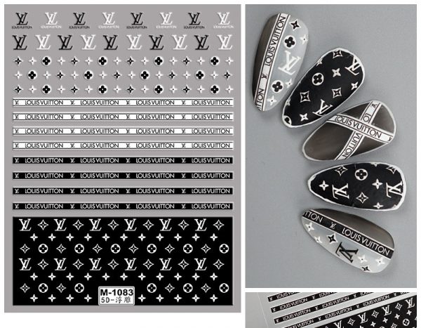 LV nail sticker LV nail sticker