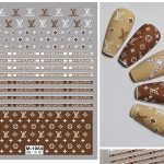 LV nail sticker