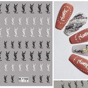 YSL nail sticker