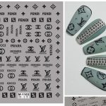 designer nail sticker