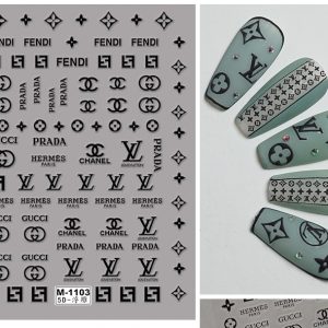 designer nail sticker