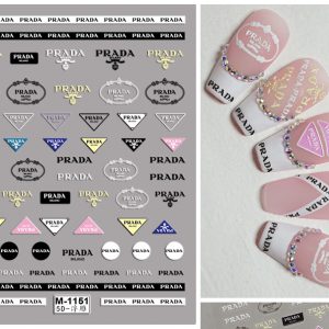Prada nail sticker