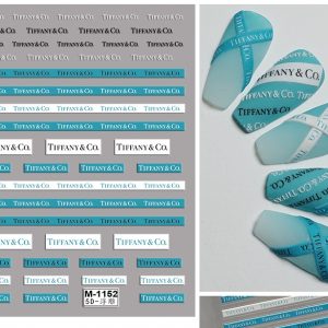 Tiffany & Co. nail sticker