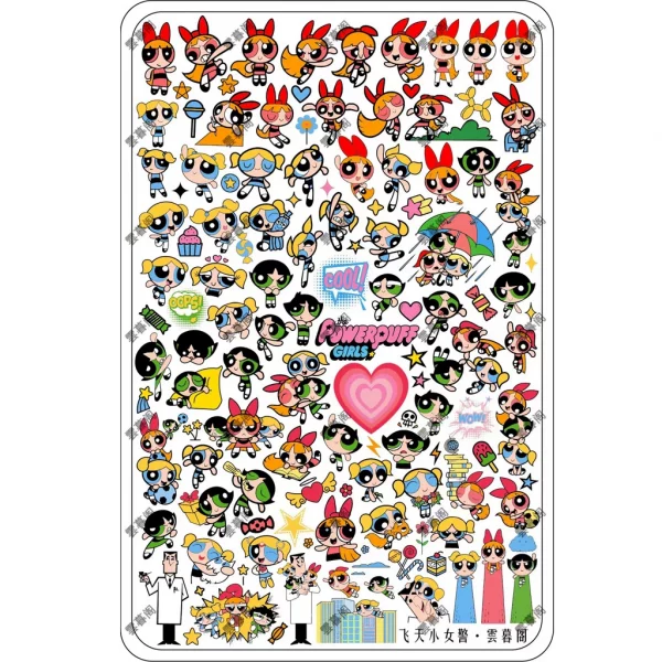 The Powerpuff Girls Nail Stamping Plate