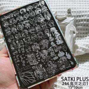 鬼滅の刃 Demon Slayer nail stamping plate