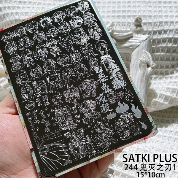 鬼滅の刃 Demon Slayer nail stamping plate 鬼滅の刃 Demon Slayer nail stamping plate