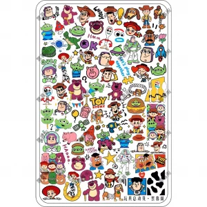 Toy story nail stamping plate