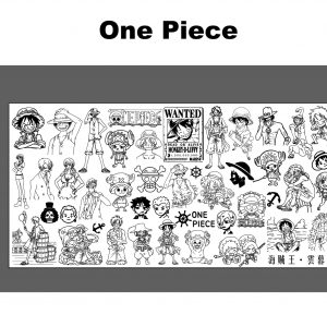 One Piece nail stamping plate