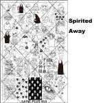 Spirited Away nail stamping plate 2