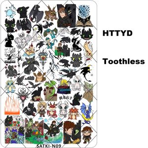 Toothless nail stamping plate