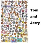 tom and jerry nail stamping plate