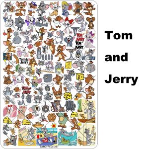 tom and jerry nail stamping plate