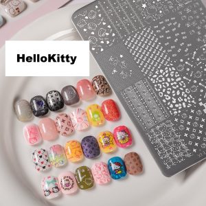 Hellokitty nail stamping plate