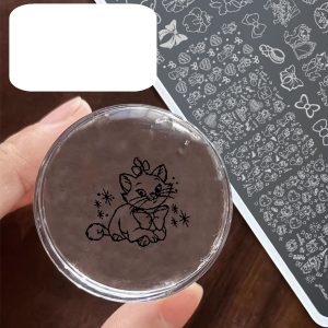 Marie nail stamping plate