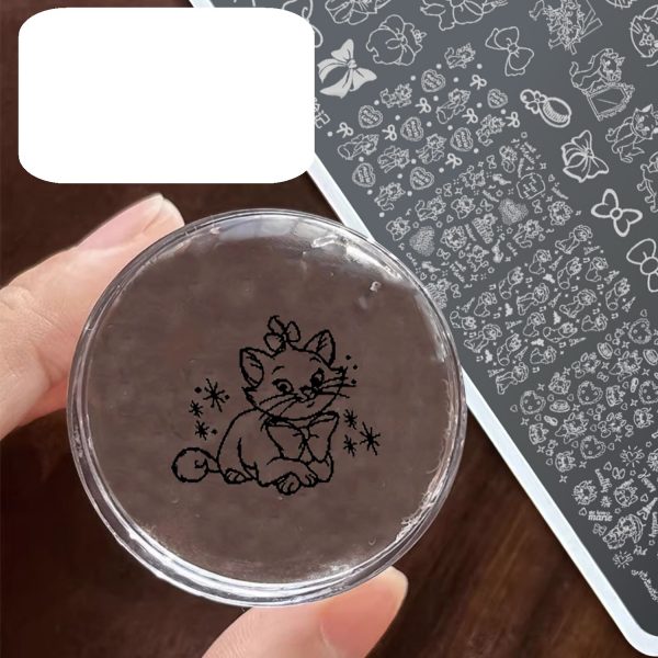 Marie nail stamping plate