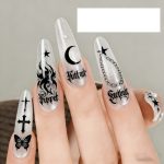 Gothic nail stamping plate