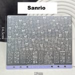 Sanrio nail stamping plate