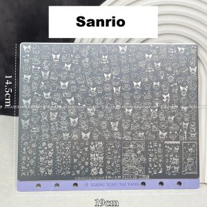 Sanrio nail stamping plate