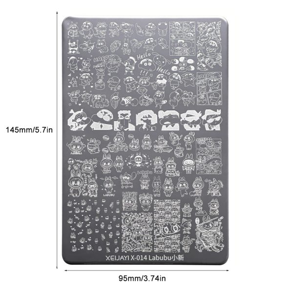 Crayon Shin-chan nail stamping plate Crayon Shin-chan nail stamping plate