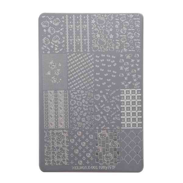 Hellokitty nail stamping plate