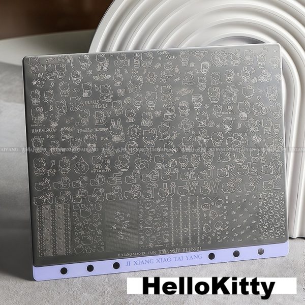 Hellokitty nail stamping plate