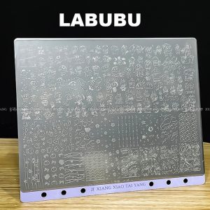 Labubu nail stamping plate