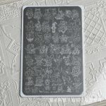 Doll nail stamping plate