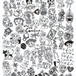 Coraline nail stamping plate