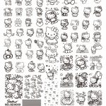 HELLOKITTY nail stamping plate